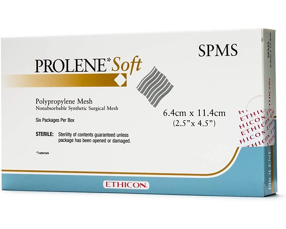 Сетка хирургическая «ПРОЛЕН Софт» (PROLENE Soft): 6.4 х 11.4 см
